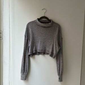 Free people turtle neck crop sweater